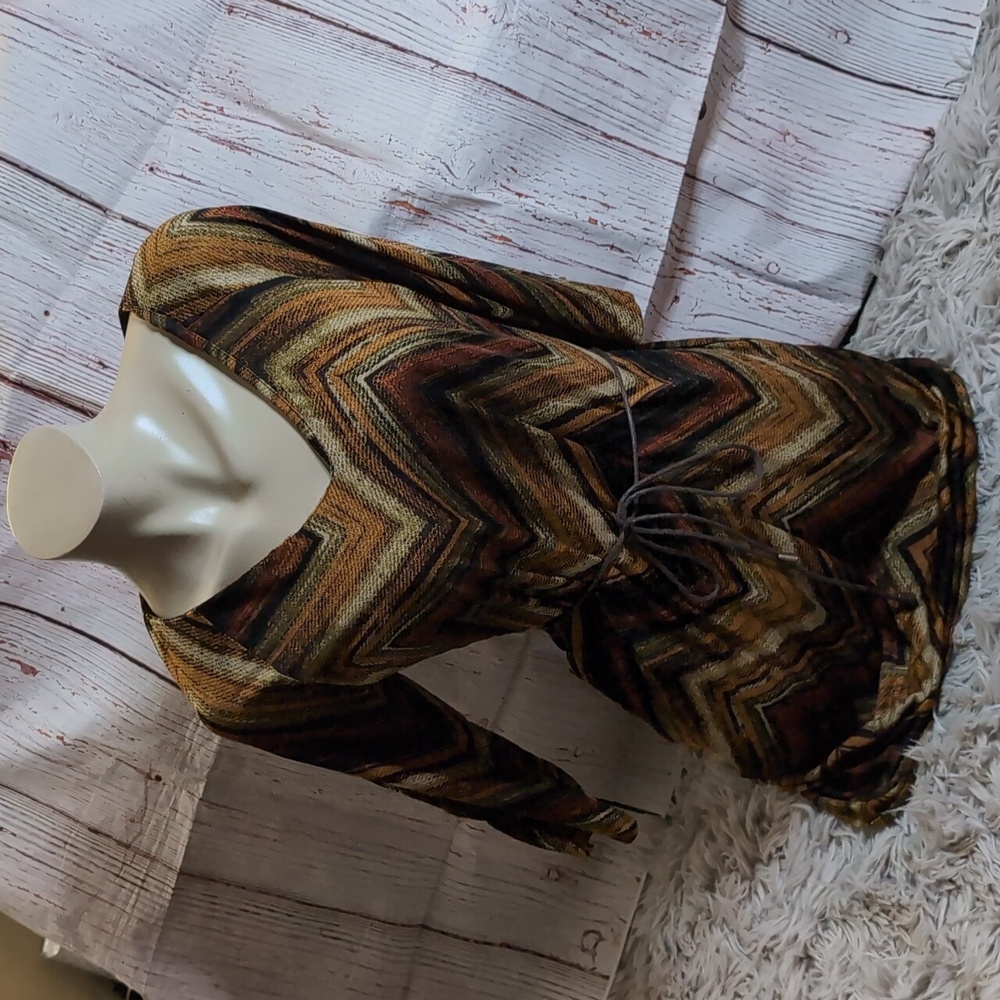 Warm patterned dress